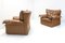Leather Wingback Armchairs from Durlet, 1970s, Set of 2 7