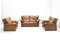 Set of Leather Wingback Armchairs from Durlet, 1970s 2