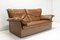 Leather Wingback 2-Seater Sofa from Durlet, 1970s 12