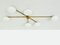 Large Model 6 Lune Ceiling Light attributed to Angelo Lelii for Arredoluce, Italy, 1950s, Image 6