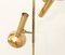 German Brass Floor Lamp by Hustadt Leuchten, 1970s 5