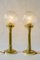 Art Deco Table Lamps with Glass Shades, Vienna, Austria, 1920s, Set of 2 8