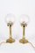 Art Deco Table Lamps with Glass Shades, Vienna, Austria, 1920s, Set of 2 4