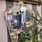 Spiegel aus mundgeblasenem Muranoglas, Italien, 1940er 2