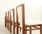 Vintage Dining Chairs in Oak Wood and Sheepskin by Jordi Vilanova, 1960s, Set of 4, Image 6