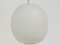 Large Onion Pendants in Ribbed Glass from Arredoluce, Italy, 1950s, Set of 2 5