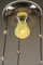 Lampada da soffitto Art Déco placcata in nichel con paralumi in vetro opalino, Vienna, Austria, anni '20, Immagine 7