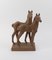 Figurine en Céramique avec 2 Chevaux par Else Bach pour Karlsruhe Majolica, 1950s 1