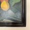 Naive Still Life with Fruits and Books, 1922, Oil Painting, Framed 5