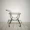 Mid-Century Italian Bar Trolley in Brass and Black Wood by Cesare Lacca, 1950 7