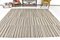 Tappeto moderno Kilim in marrone e beige, Immagine 5