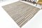 Tappeto moderno Kilim in marrone e beige, Immagine 4