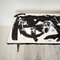 Abstract Painted Dining Table in Black and White, 1953, Image 6