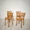 Mid-Century Italian Dining Chairs in Elm, 1962, Set of 4 9
