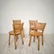 Mid-Century Italian Dining Chairs in Elm, 1962, Set of 4, Image 9