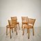 Mid-Century Italian Dining Chairs in Elm, 1962, Set of 4 8