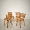 Mid-Century Italian Dining Chairs in Elm, 1962, Set of 4, Image 8