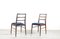Teak and Velvet Dining Chairs by Richard Hornby for Fyne Ladye, 1960s, Set of 4, Image 3
