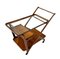 Mid-Century Modern Walnut Trolley or Bar Cart by Cesare Lacca for Cassina, 1950s, Image 5