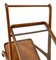 Mid-Century Modern Walnut Trolley or Bar Cart by Cesare Lacca for Cassina, 1950s 9