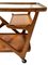 Mid-Century Modern Walnut Trolley or Bar Cart by Cesare Lacca for Cassina, 1950s 10