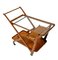Mid-Century Modern Walnut Trolley or Bar Cart by Cesare Lacca for Cassina, 1950s 6