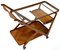 Chariot ou Chariot de Bar Mid-Century en Noyer par Cesare Lacca pour Cassina, 1950s 3