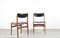 Teak and Leather Dining Chairs by Erik Buch, 1960s, Set of 2, Image 4