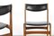 Teak and Leather Dining Chairs by Erik Buch, 1960s, Set of 2 7