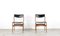 Teak and Leather Dining Chairs by Erik Buch, 1960s, Set of 2, Image 1