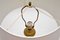 Grandes Lampes de Bureau Style Antique en Laiton, 1950, Set de 2 4