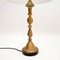 Large Antique Style Brass Table Lamps, 1950, Set of 2 7