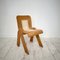 Mid-Century Italian Dining Chair in Ash and Cane by Gigi Sabadin for Stilwood, 1972 1