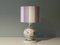 Large Mid-Century Ceramic Table Lamp with Oriental Images, 1970s, Image 2
