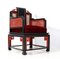 French Art Deco Lacquered Beech Japonisme Armchair, 1930s 8