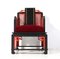 French Art Deco Lacquered Beech Japonisme Armchair, 1930s 1