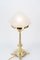 Table Lamp with Antique Glass Shade, Vienna, 1890s, Image 6