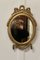 Decorative Gilt Oval Mirror, 1890s, Image 4