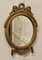 Specchio ovale dorato, fine XIX secolo, Immagine 1