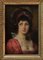 Francesco Vinea, Bildnis einer jungen Frau, 1888, Öl auf Leinwand, gerahmt 1