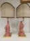 Lámparas de mesa con estatuas orientales vintage de cerámica, 1960. Juego de 2, Imagen 1