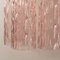 Lámpara de pared italiana de cristal de Murano rosa, años 90, Imagen 10