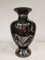 Italienische Vintage Vase mit Blumenmotiven, 1950er 1