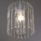 Lustre Rain Vintage avec Pampilles en Cristal de Verre de Murano 4