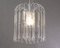 Lámpara de araña vintage con gotas de cristal de Murano, Imagen 7