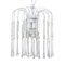 Lámpara de araña vintage con gotas de cristal de Murano, Imagen 2