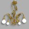 Antique French Art Nouveau Chandelier, 1890s, Image 1