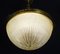 Große antike britische Holophane Deckenlampe, 1909 4