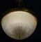 Große antike britische Holophane Deckenlampe, 1909 9