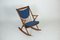 Danish Teak Rocking Chair by Frank Reenskaug for Bramin, 1960s 1